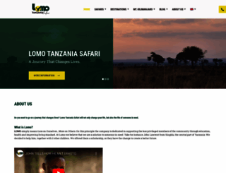 lomotanzaniasafari.com screenshot
