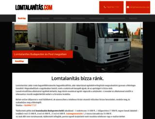 lomtalanitas.com screenshot