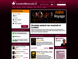 londenmusicals.nl screenshot