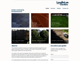 londiniumgardens.co.uk screenshot