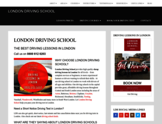 london-driving-school.co.uk screenshot