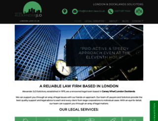 london-law.co.uk screenshot