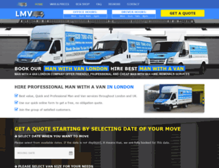 london-man-van.co.uk screenshot
