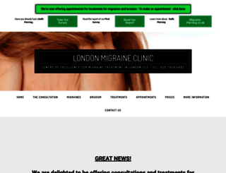 london-migraine-clinic.co.uk screenshot