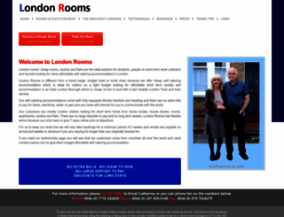 london-rooms.com screenshot