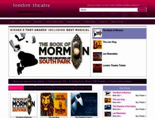 london-theatretickets.com screenshot