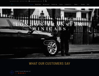 london-transfer-minicabs.uk screenshot