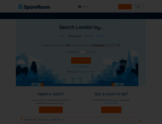 london.spareroom.co.uk screenshot