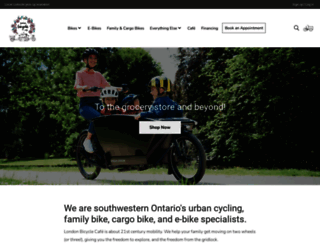 londonbicyclecafe.com screenshot