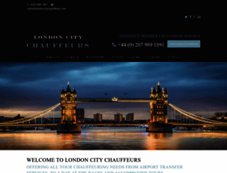 londoncitychauffeurs.com screenshot