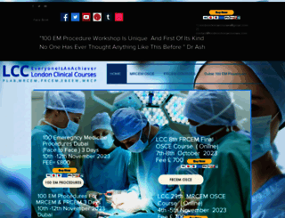 londonclinicalcourses.com screenshot