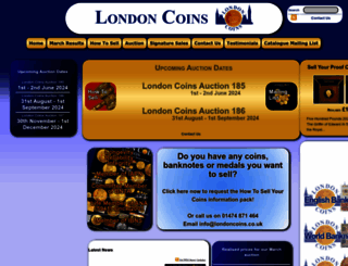 londoncoins.co.uk screenshot