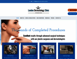 londondermatologyclinic.com screenshot