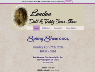londondollshow.com screenshot