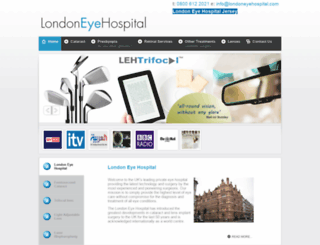 londoneyehospital.com screenshot