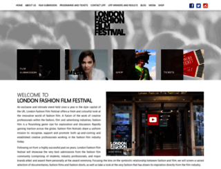 londonfashionfilmfestival.com screenshot