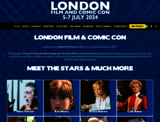 londonfilmandcomicconspring.com screenshot