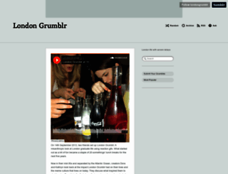 londongrumblr.co.uk screenshot