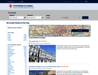 londonhotelsgb.org screenshot