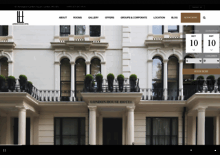 londonhousehotels.com screenshot