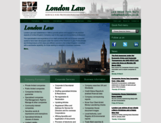 londonlaw.co.uk screenshot