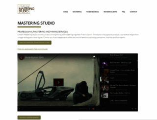 londonmasteringstudio.co.uk screenshot