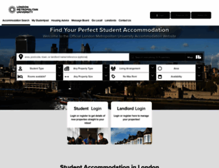 londonmetstudentpad.co.uk screenshot