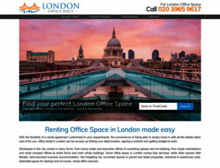 londonofficespace.com screenshot