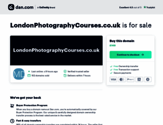 londonphotographycourses.co.uk screenshot