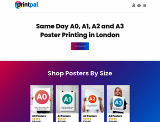 londonposterprinting.com screenshot