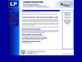 londonprojectors.co.uk screenshot