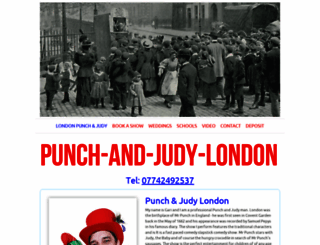 londonpunchandjudy.com screenshot