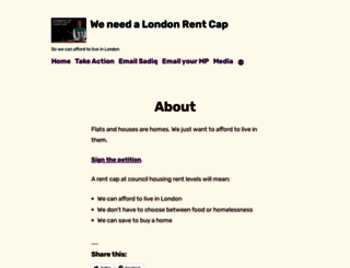 londonrentcap.wordpress.com screenshot