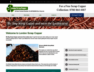 londonscrapcopper.co.uk screenshot