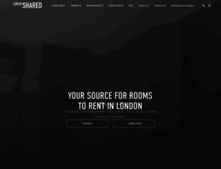 londonshared.co.uk screenshot