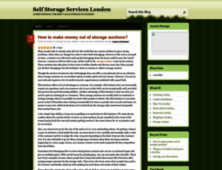 londonstorage.wordpress.com screenshot