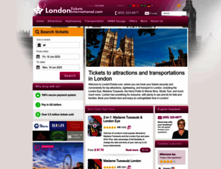 londonticketsinternational.com screenshot