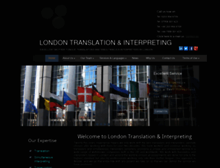 londontranslationandinterpreting.co.uk screenshot
