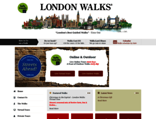 londonwalks.com screenshot