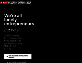 lonelyentrepreneur.com screenshot