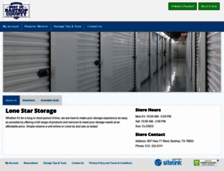 lonestar-storage.com screenshot