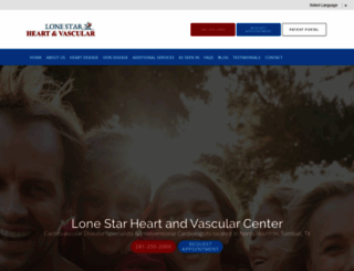 lonestarcardiology.com screenshot