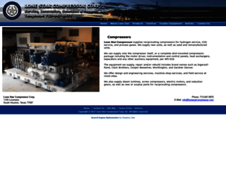 lonestarcompressor.com screenshot