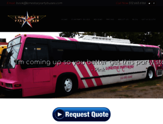 lonestarpartybuses.com screenshot