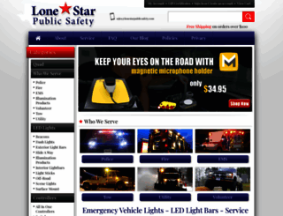 lonestarpublicsafety.com screenshot