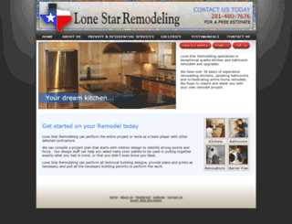 lonestarremodeling.com screenshot