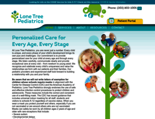 lonetreepediatrics.com screenshot