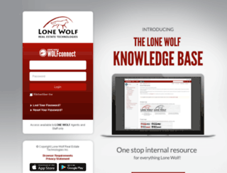 lonewolf-connect.globalwolfweb.com screenshot