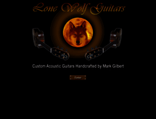 lonewolfguitars.com screenshot