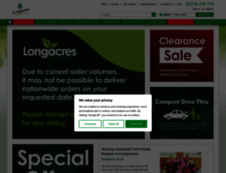 longacres.co.uk screenshot